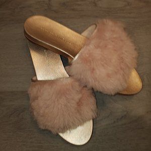 Fur Sandals